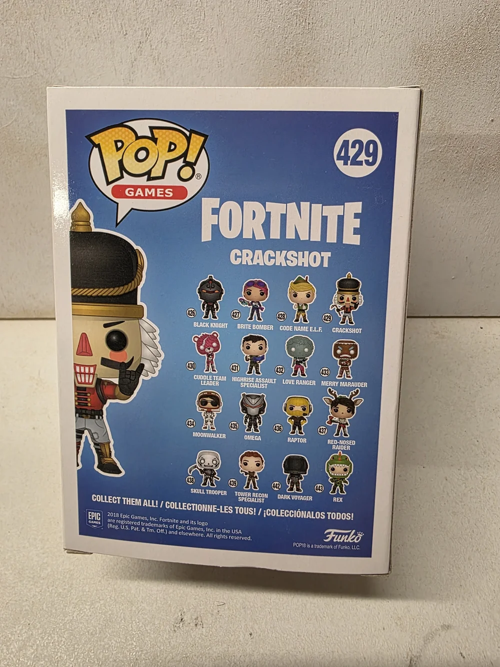 Funko Pop Fortnite Crackshot #429 Walmart Exclusive Vaulted 2018 Games
